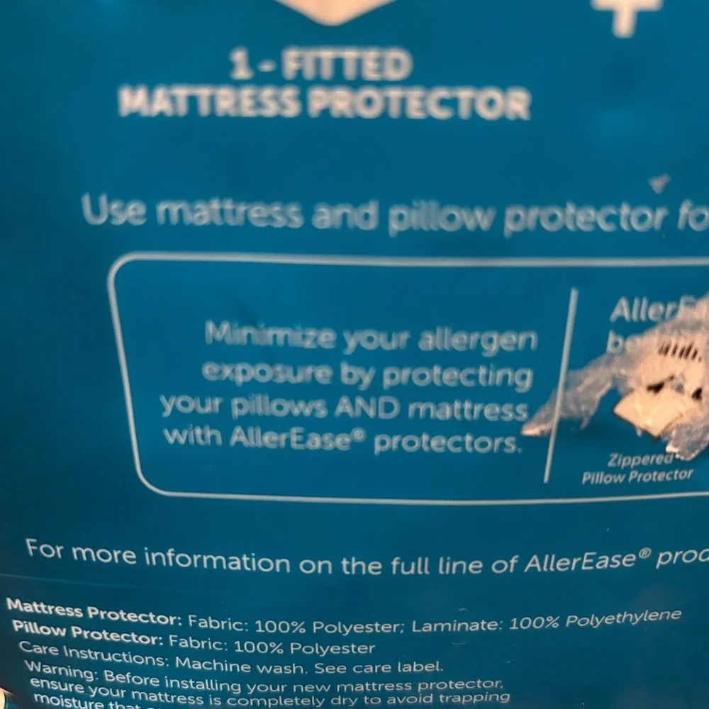 AllerEase Cool & Clean Bedding Kit - White T/TXL